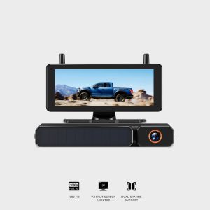 Solar3A Plus Max Wireless Backup Camera with 7.2 Screen & DVR